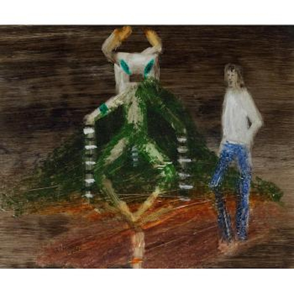 Young man who fell down a Volcano in New Guinea by Sidney Nolan