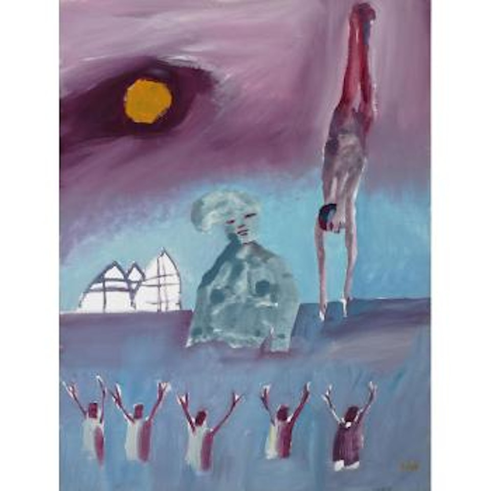 Bathers, St Kilda by Sidney Nolan