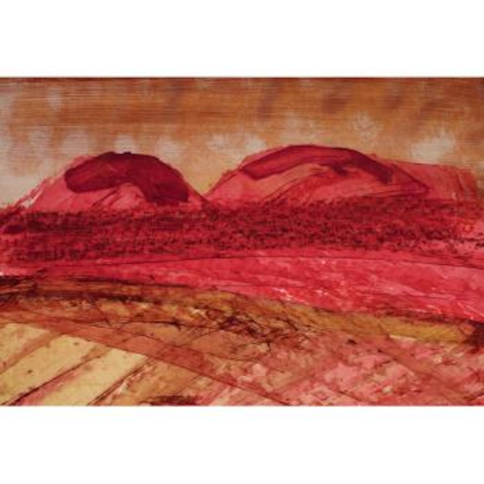 Australian landscape by Sidney Nolan
