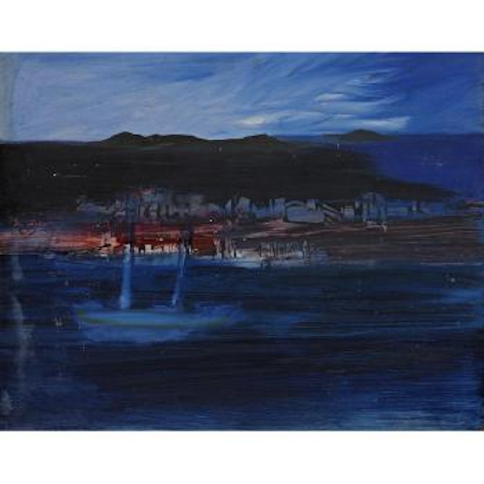 Boat and Coastline by Sidney Nolan