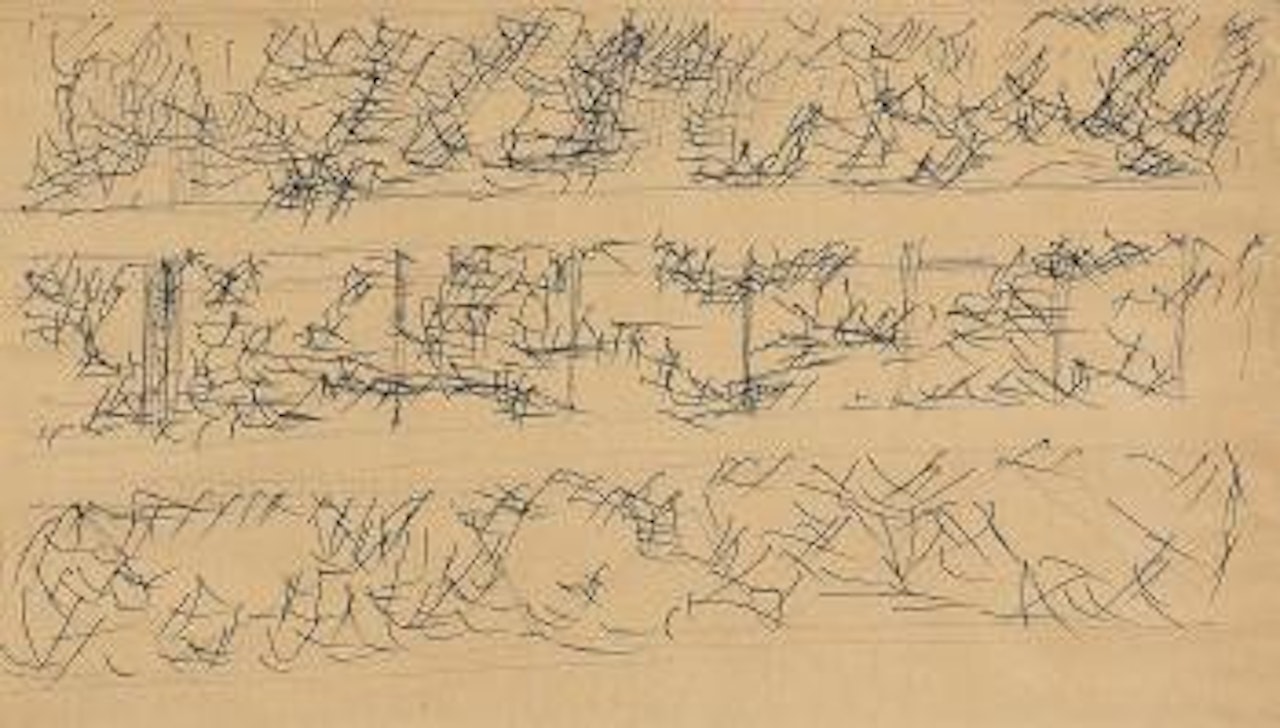 Studi per 'pareti spaziali' by Lucio Fontana