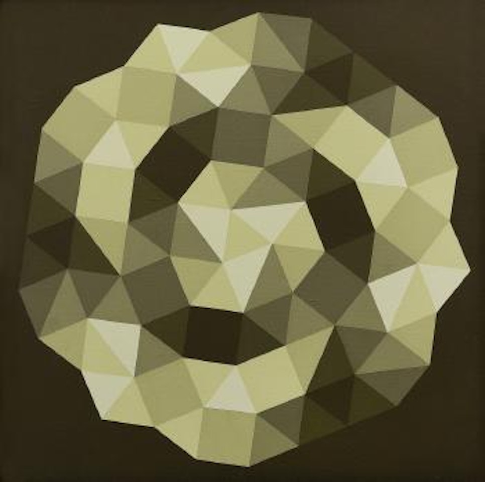 Carbone gris-jaune by Jean-Pierre Yvaral