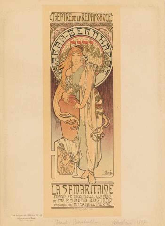 Sarah - Bernhardt / La Samaritaine. Maitres De L'affiche Pl. 166 by Alphonse Mucha