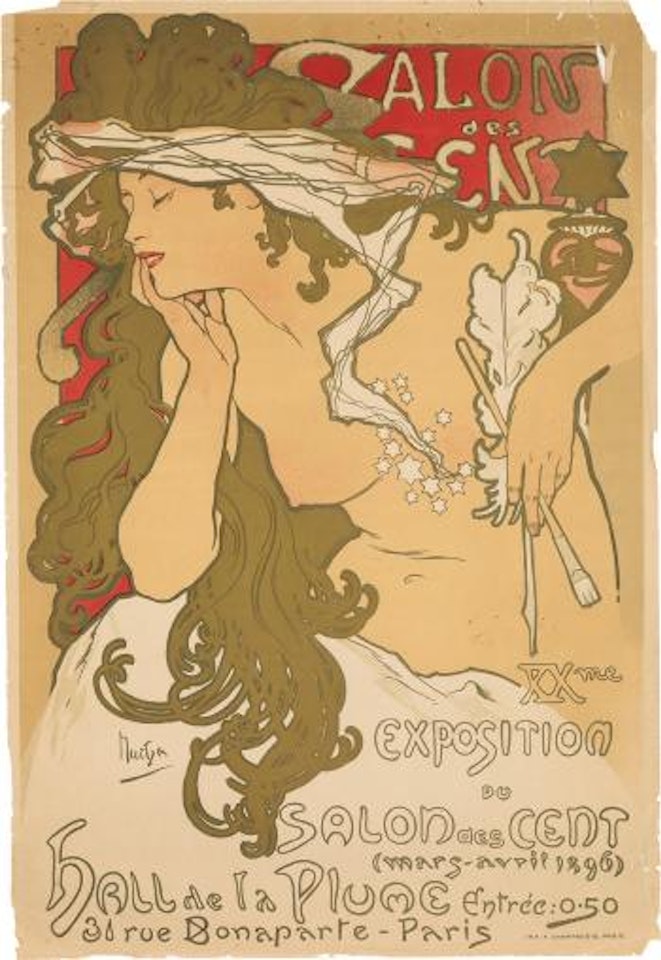 Salon Des Cent by Alphonse Mucha