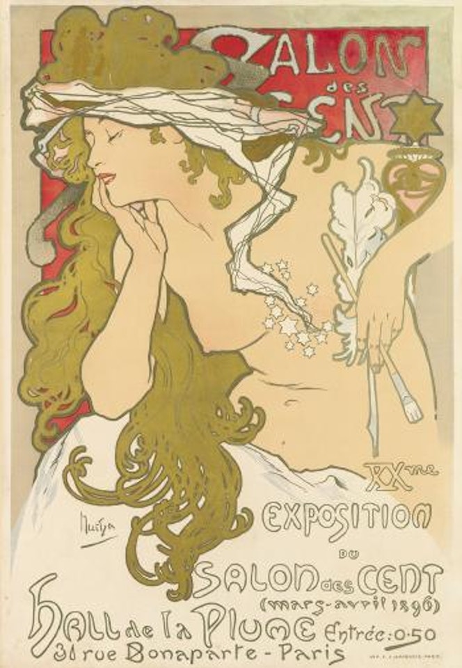 Salon Des Cent by Alphonse Mucha