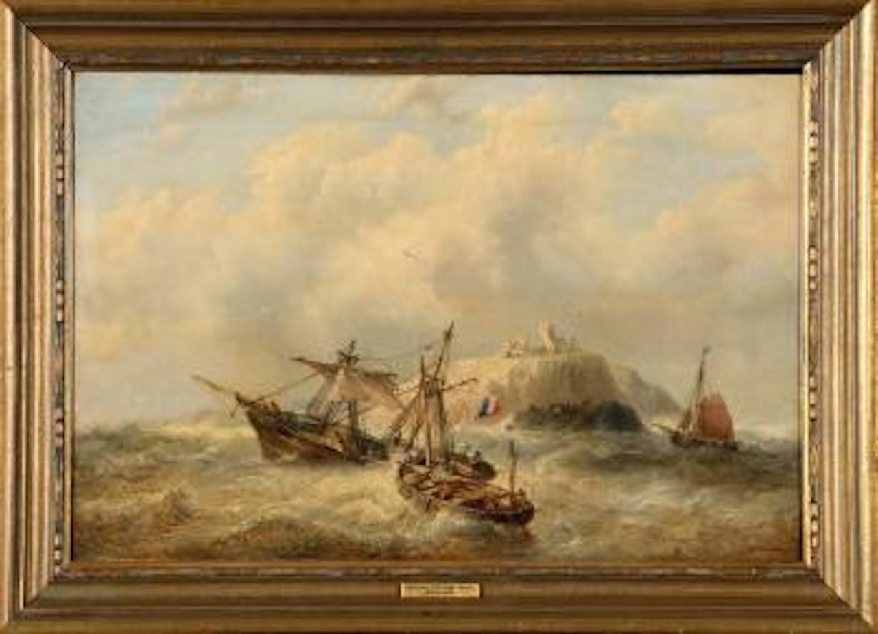 Bateaux dans la tempête by François Etienne Musin