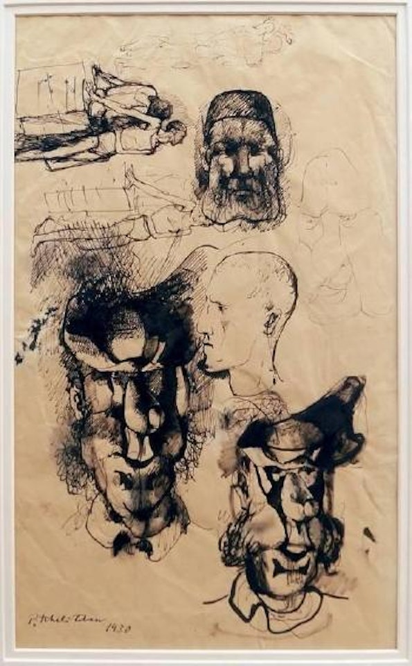 Head and figure studies by Pavel Tchelitchew
