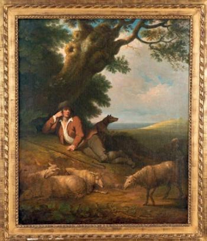 Berger au repos dans un paysage by Richard Westall