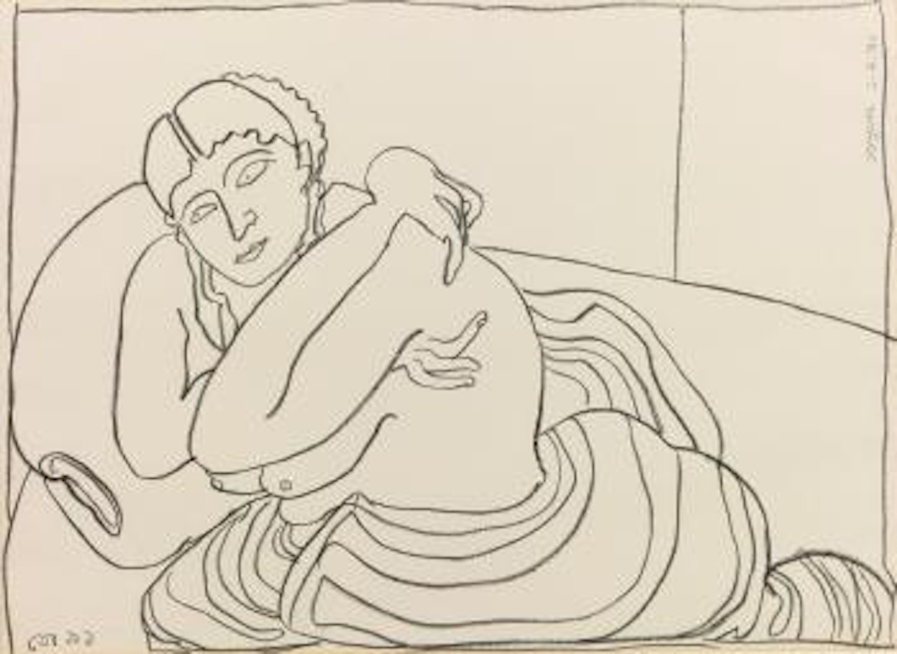 Untitled (Woman) by Jogen Chowdhury