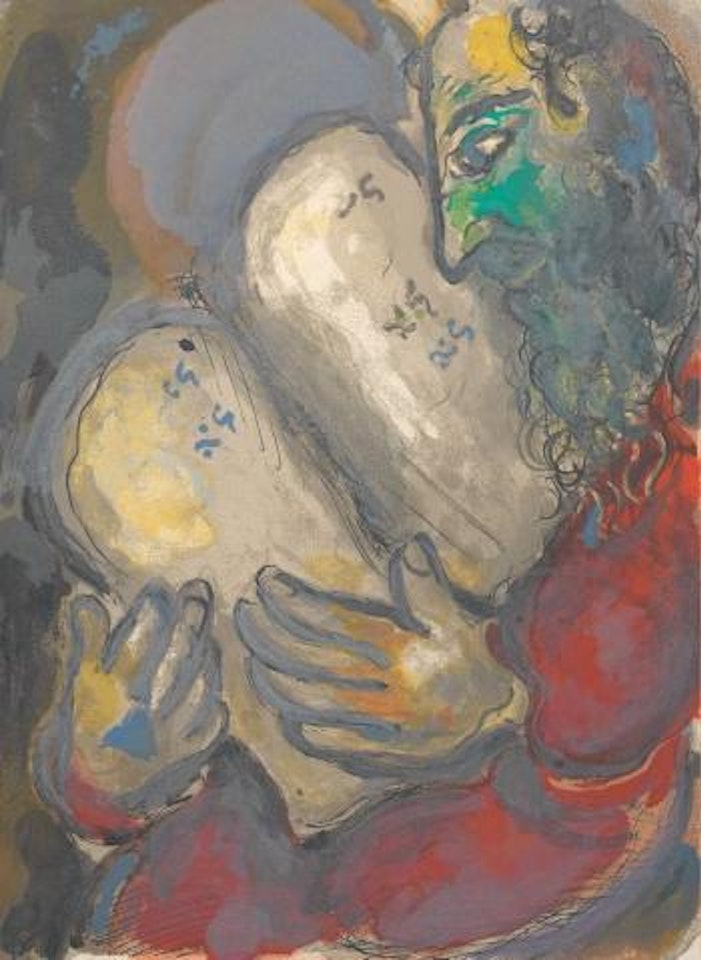 Ten Commandments by Marc Chagall