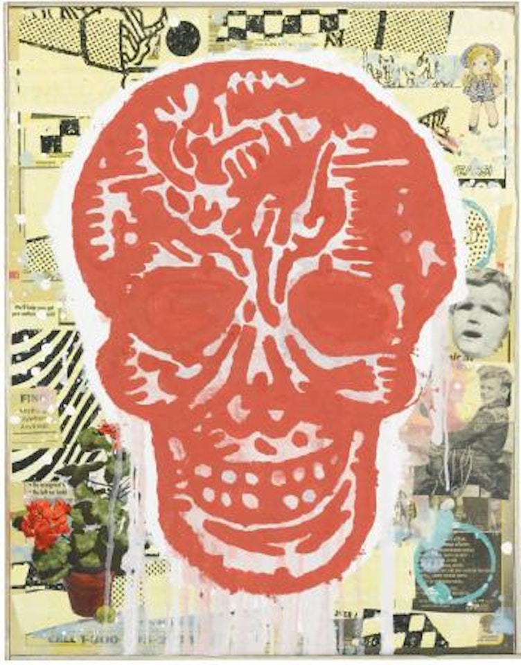 Red Skull by Donald Baechler