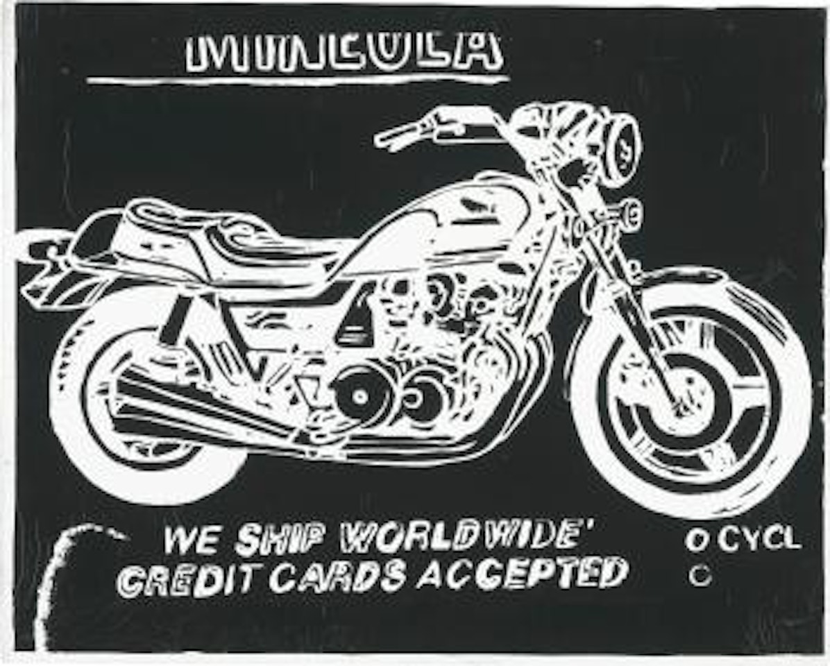 Mineola Motorcycle by Andy Warhol