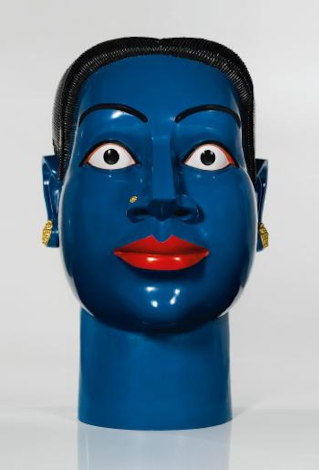 Untitled (Blue Head) by G Ravinder Reddy