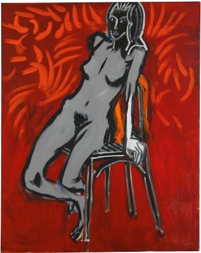S. Grau-Rot by Rainer Fetting