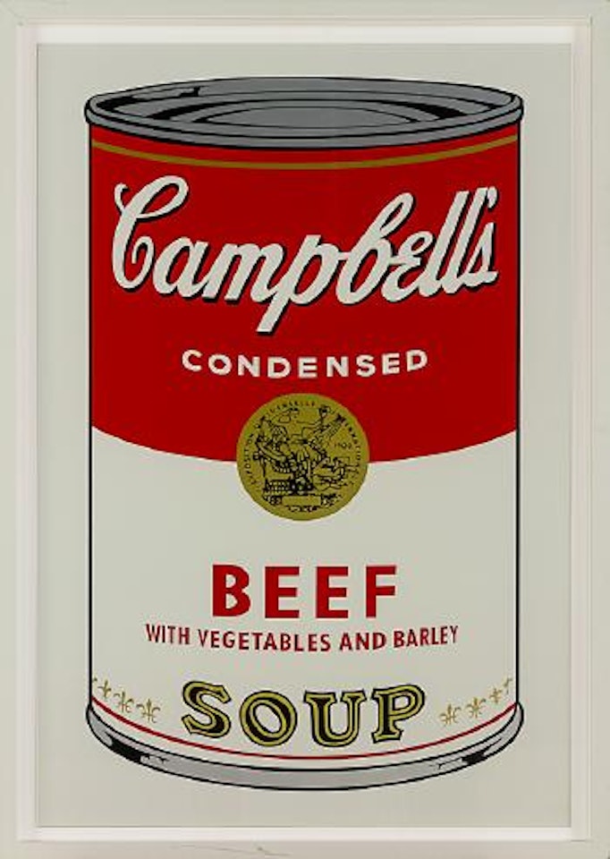 Campbell’s Beef soup by Andy Warhol