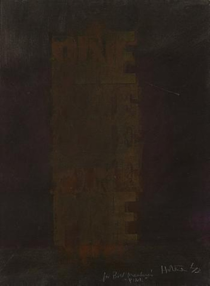 Pine by Ralph Hotere
