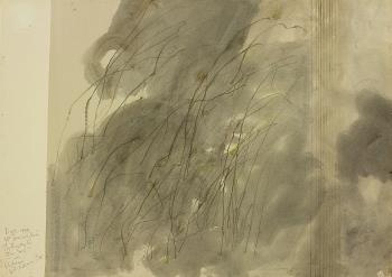 Drawing for Ian Wedde’s ‘Pathway to the Sea’ by Ralph Hotere