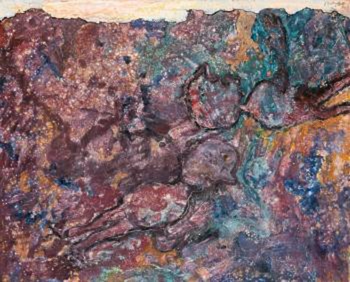 Campagne Fastueuse (Avec Deux Personnages) by Jean Dubuffet