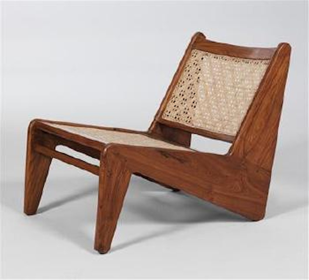 A “Kangaroo” chair (“Chauffeuse”) by Pierre Jeanneret
