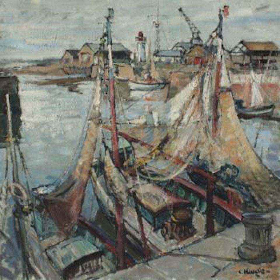 Honfleur Bateaux de Peche by Constantin Kluge