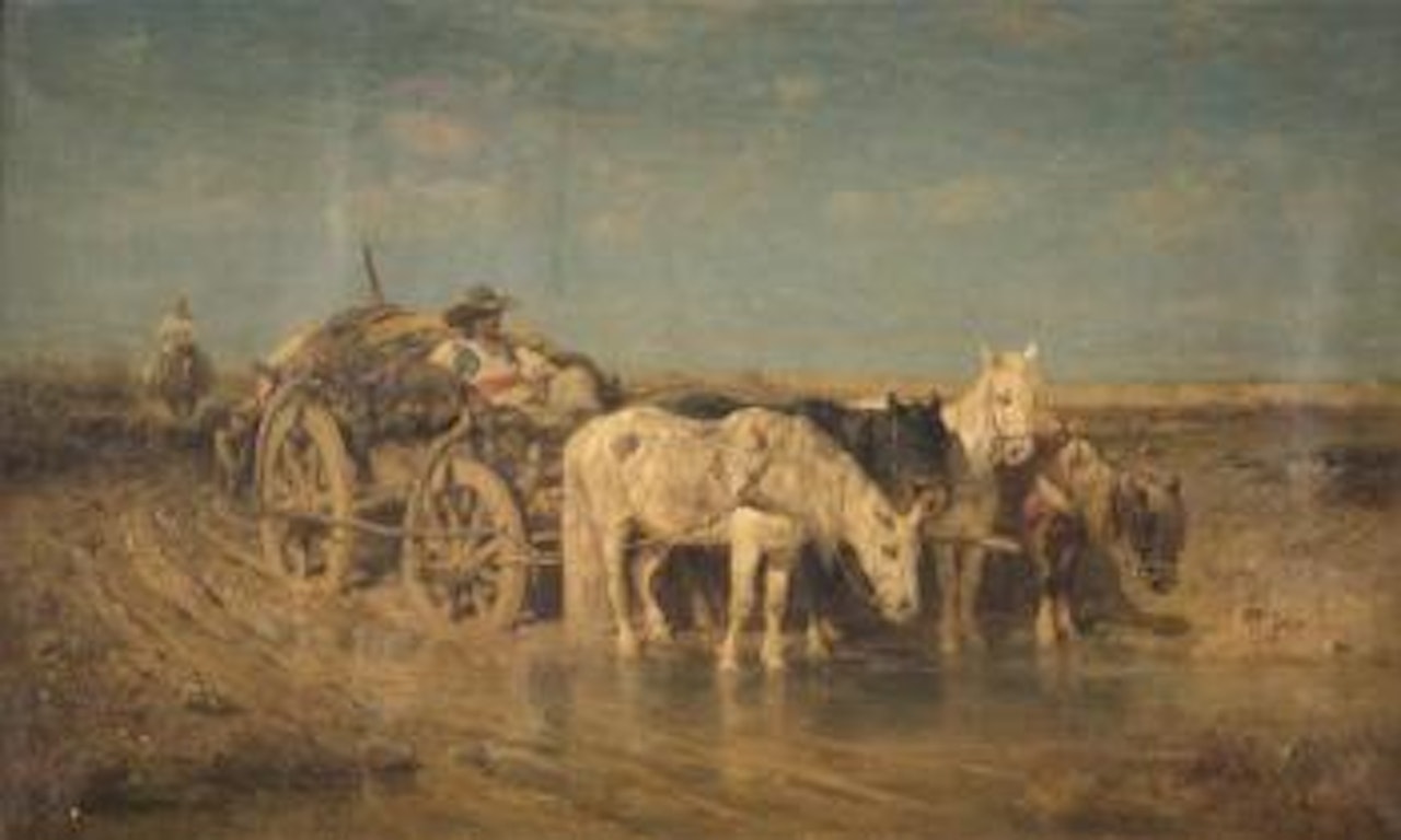 Halt for Water by Adolf Schreyer