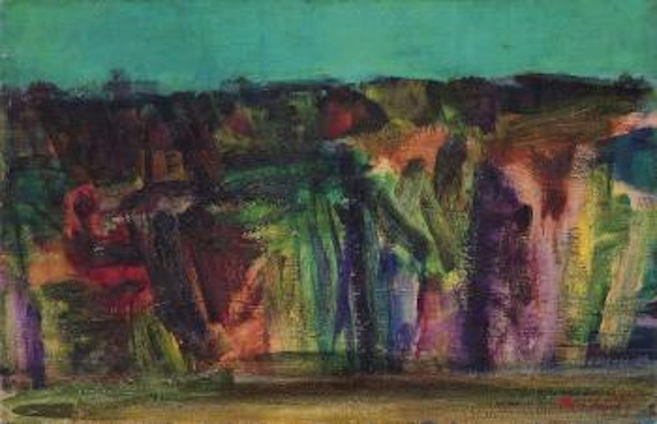 Paesaggio di Brianza by Ennio Morlotti