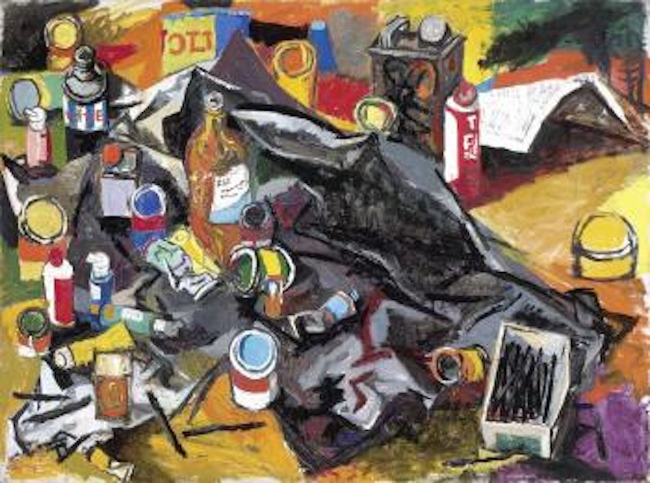 Tavolo con oggetti by Renato Guttuso