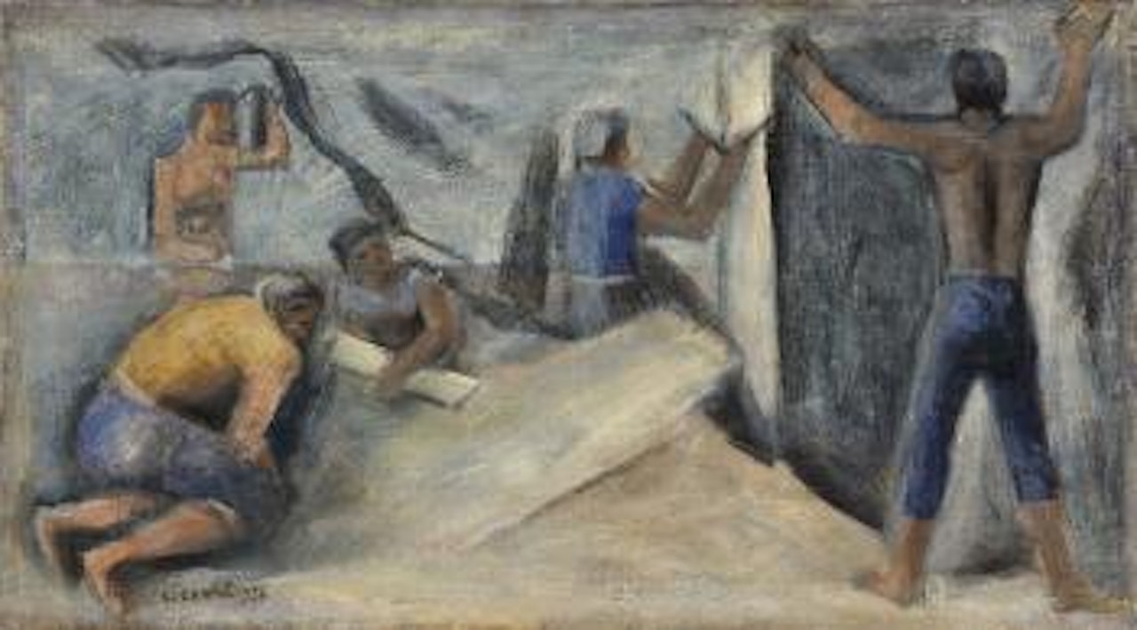 Il taglio dei marmi by Carlo Carra