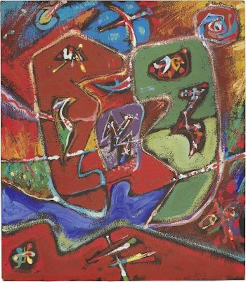 Les grandes larves by André Masson