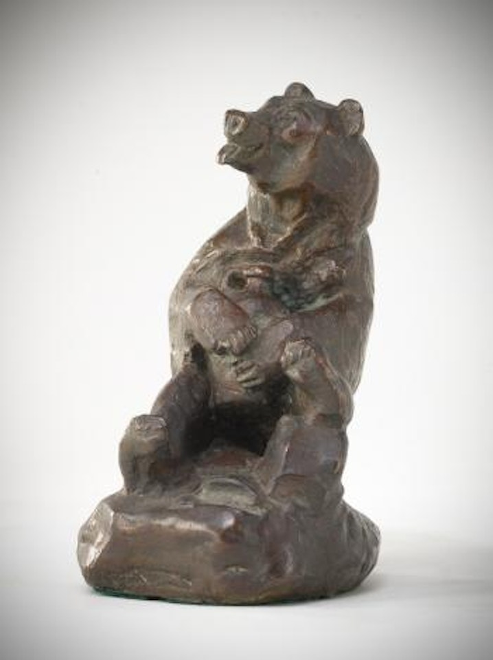 Bear with a Jug by Charles M Russell