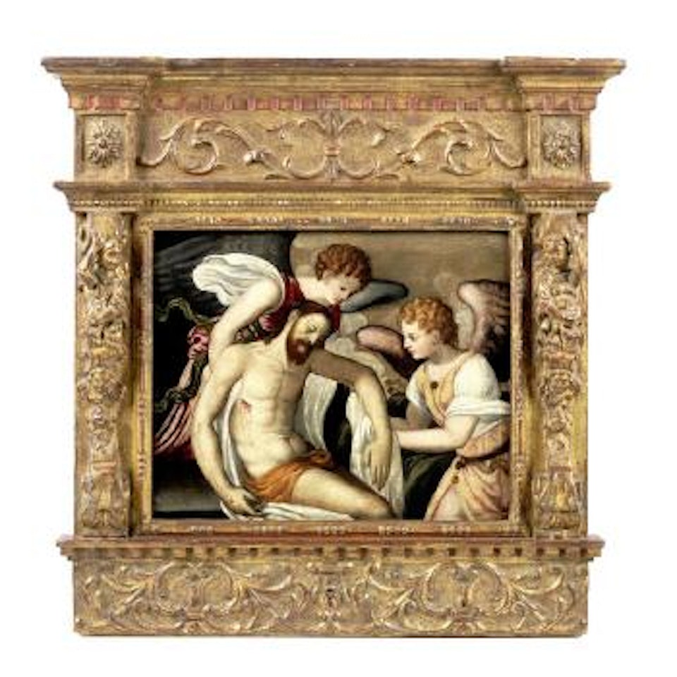 The Lamentation by Andrea Schiavone