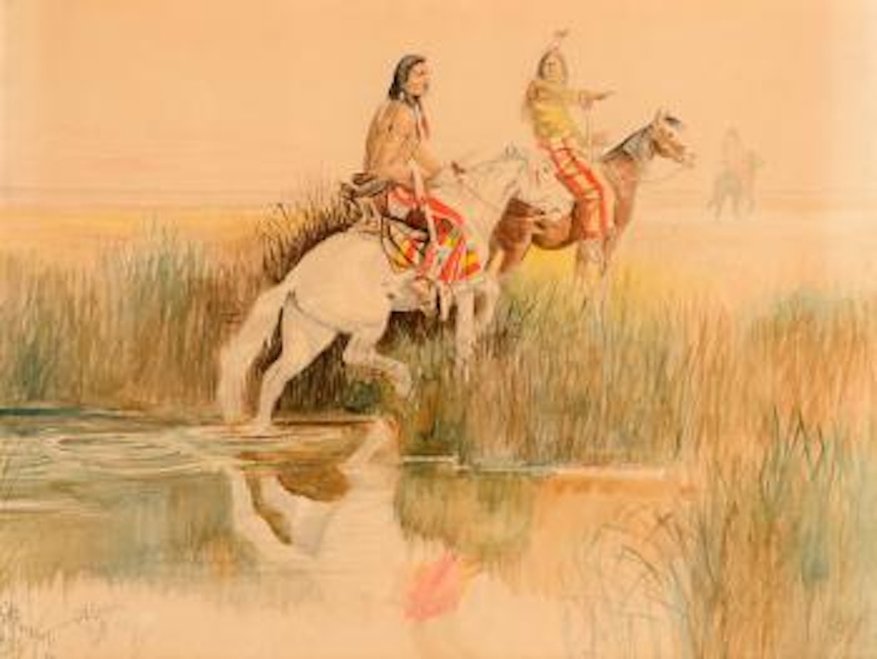 Piegan Hunting Party (1894) by Charles M Russell