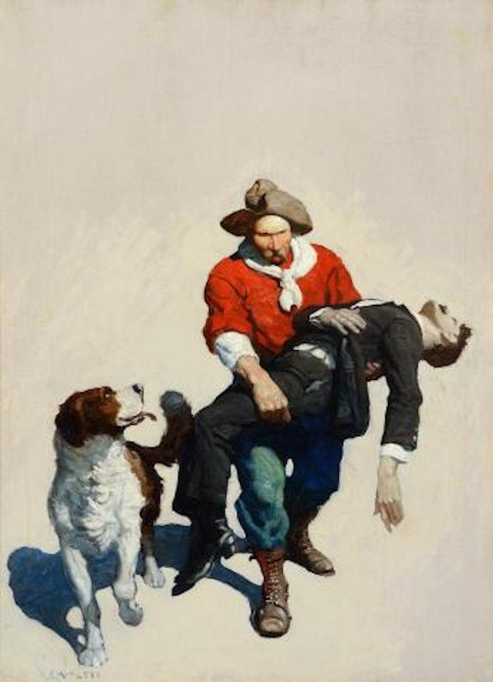 The Lost Vein (circa 1916) by Newell Convers Wyeth