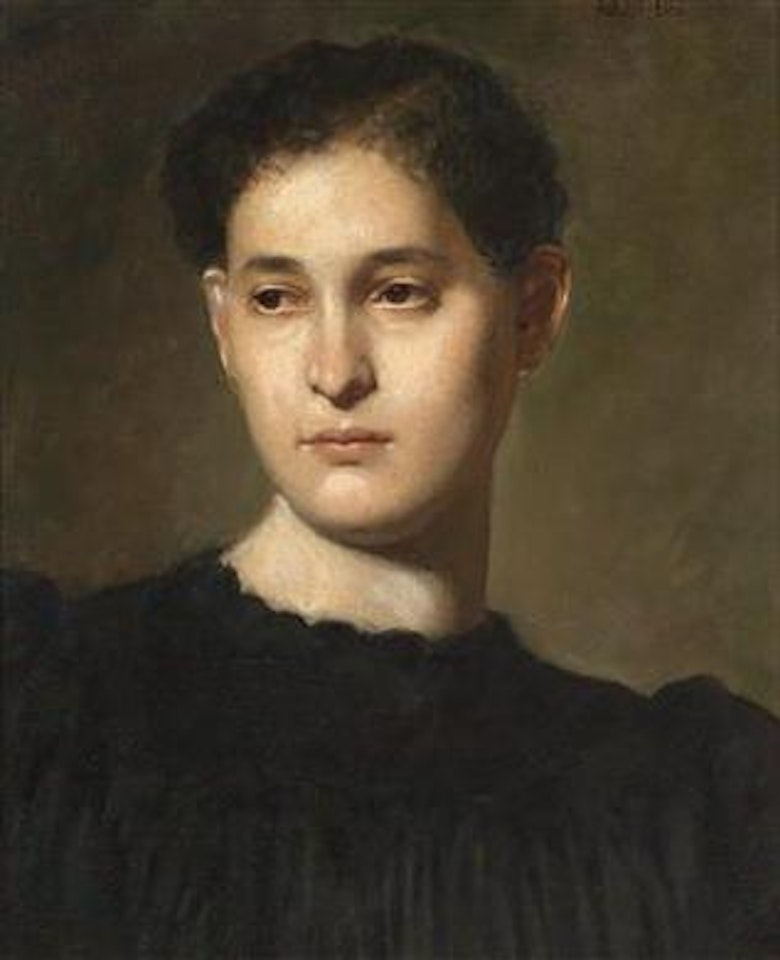 Portrait of a Young Woman by Edmund Adler