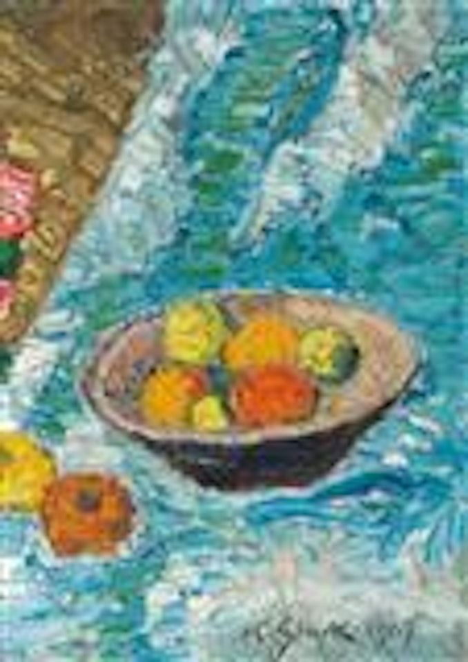 Still life with fruit by Karl Stark