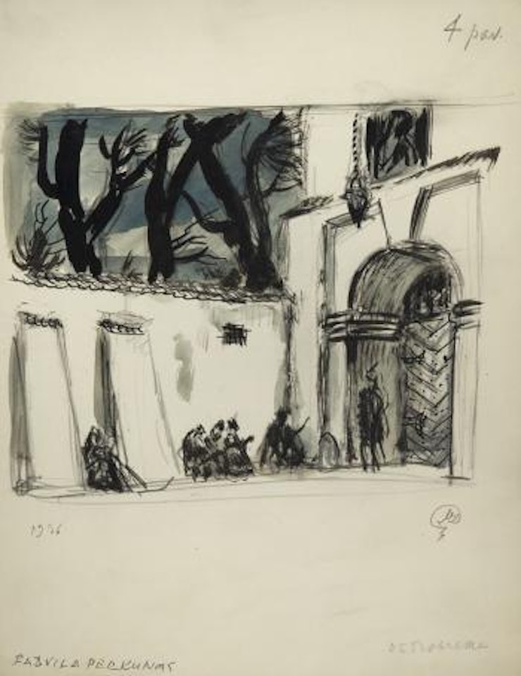 The Vilnius Gate of Dawn by Mstislav Valerianovich Dobuzhinsky
