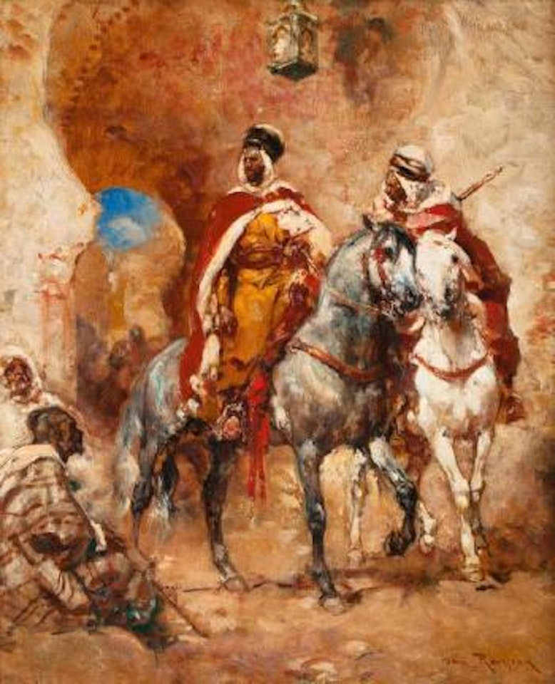 Cavalier devant la citadelle by Henri Émilien Rousseau