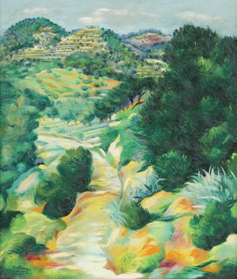 Paysage à Sanary by Moïse Kisling