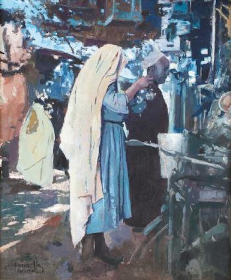 Le souk couvert Marrakech by Jacques Majorelle
