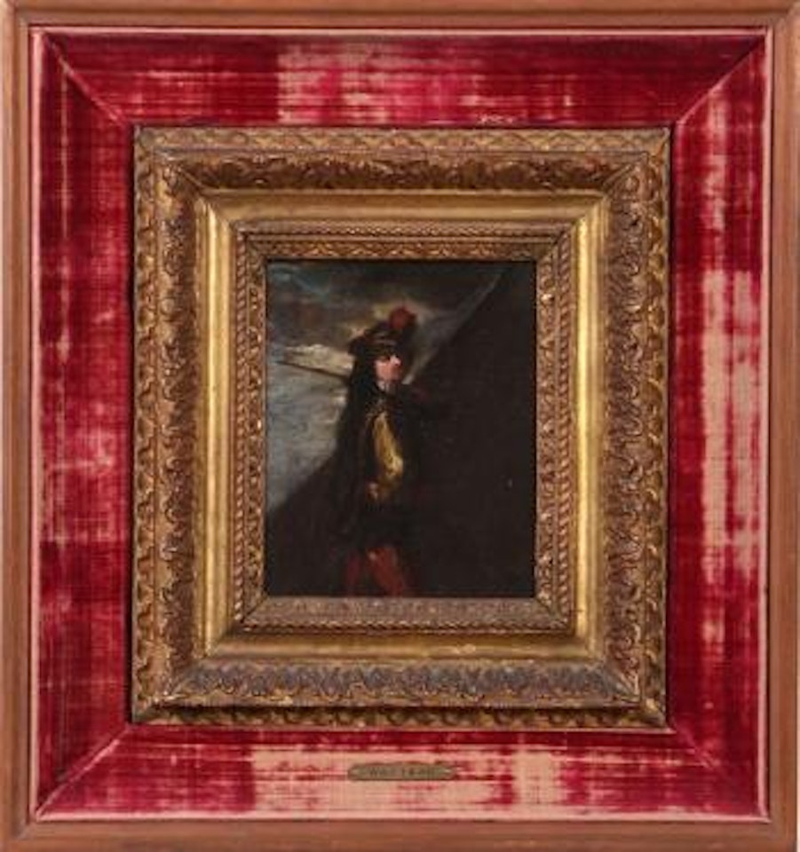 Le sentinelle by Jean-Antoine Watteau
