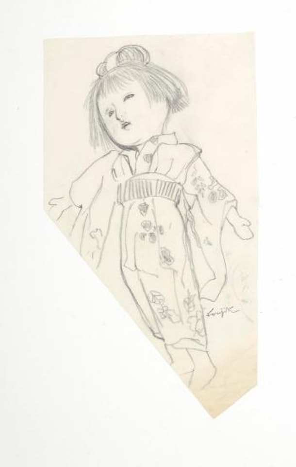 Petite poupée japonaise by Leonard Tsuguharu Foujita