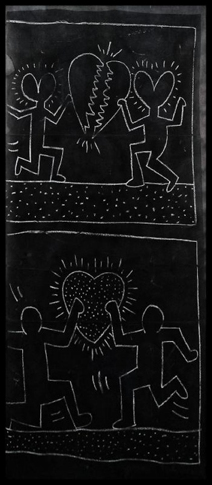 Untitled, Subway drawing by Keith Haring