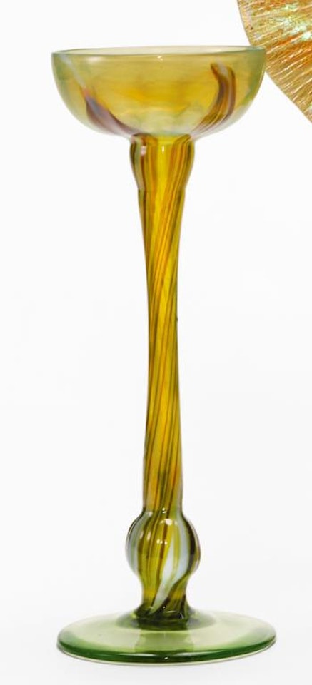 An Early Flower Form Vase by Tiffany Studios