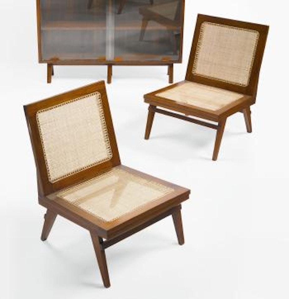 Pair Of Chairs From Chandigarh, India by Pierre Jeanneret
