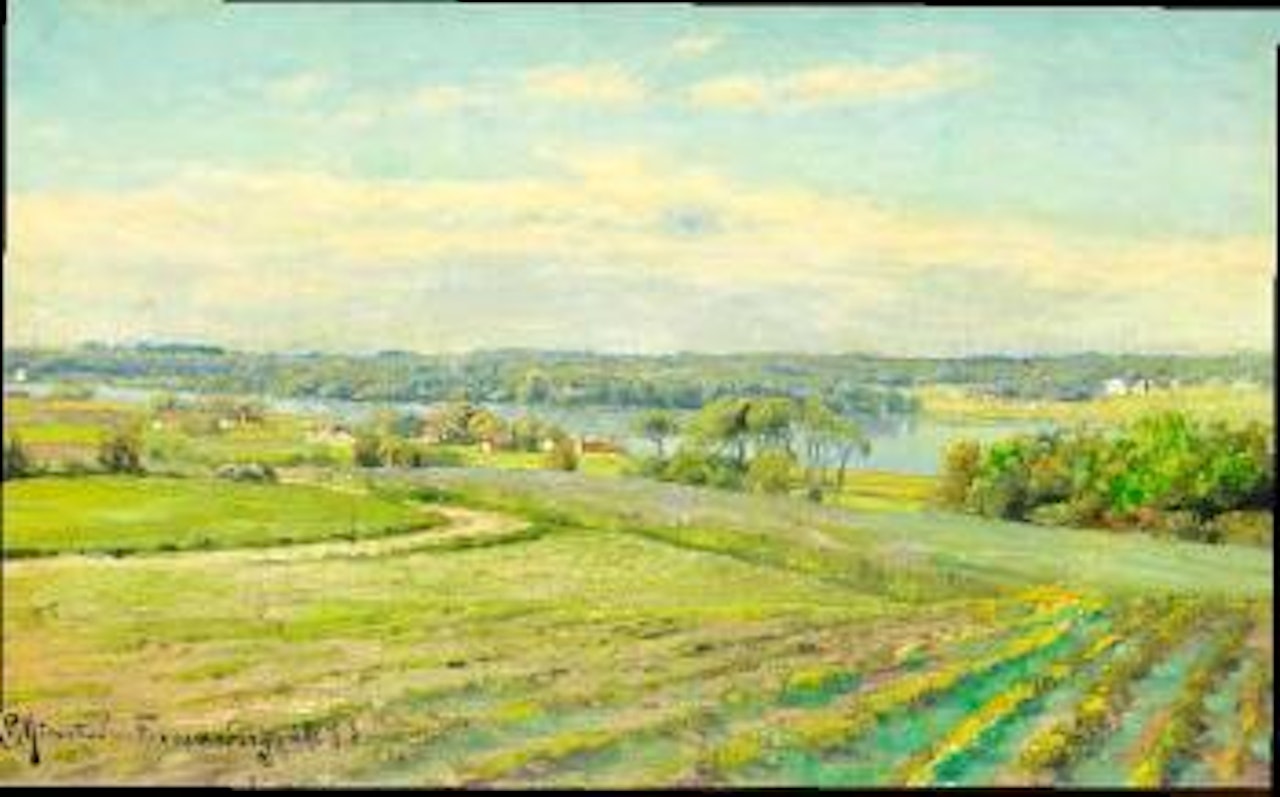 View of lake Esrum by Peder Mork Monsted