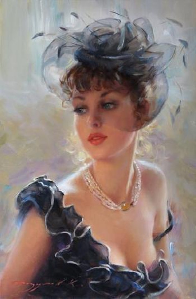 Le joli chapeau by Constantin Razoumov