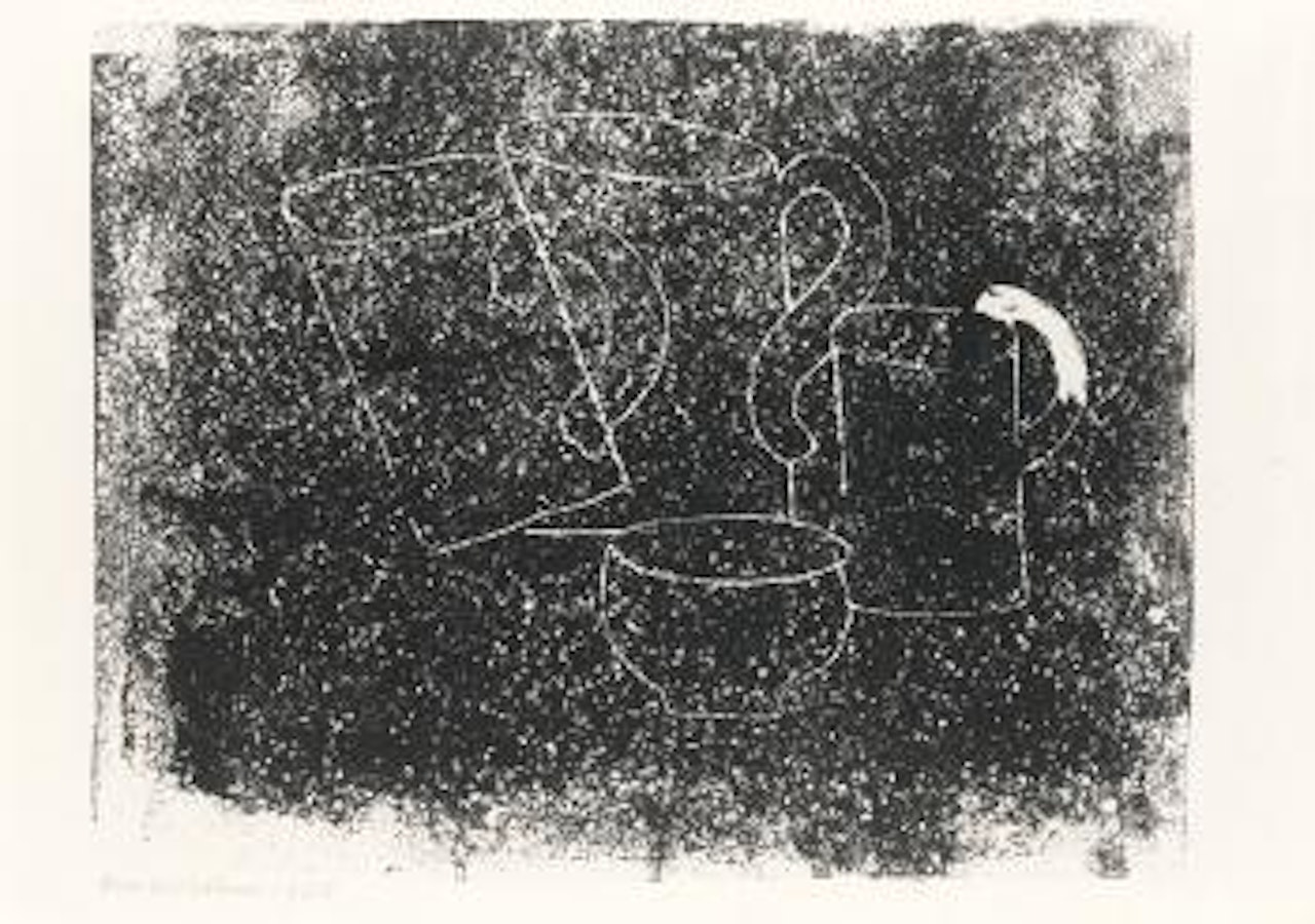Three Mugs And A Bowl (C. 1) by Ben Nicholson, O.M.