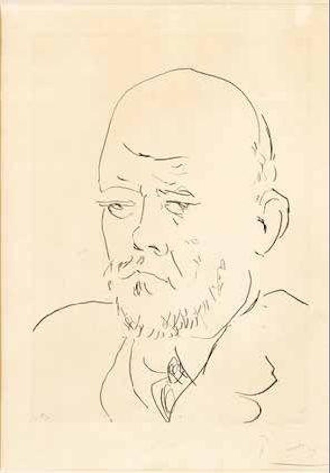 Portrait de Vollard, III by Pablo Picasso