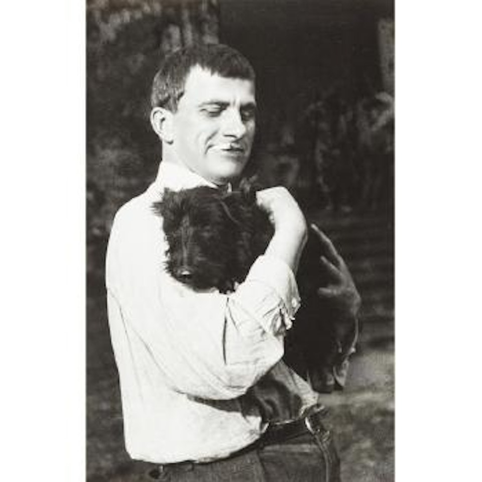 Portrait of Mayakovsky (with dog) by Alexander Rodchenko