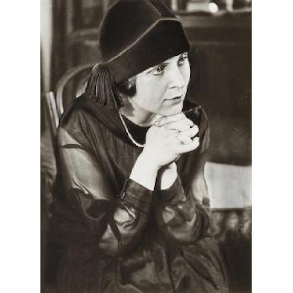 Portrait of Ilse Triolet (sister of Lili Brik and wife of Louis Aragon) by Alexander Rodchenko